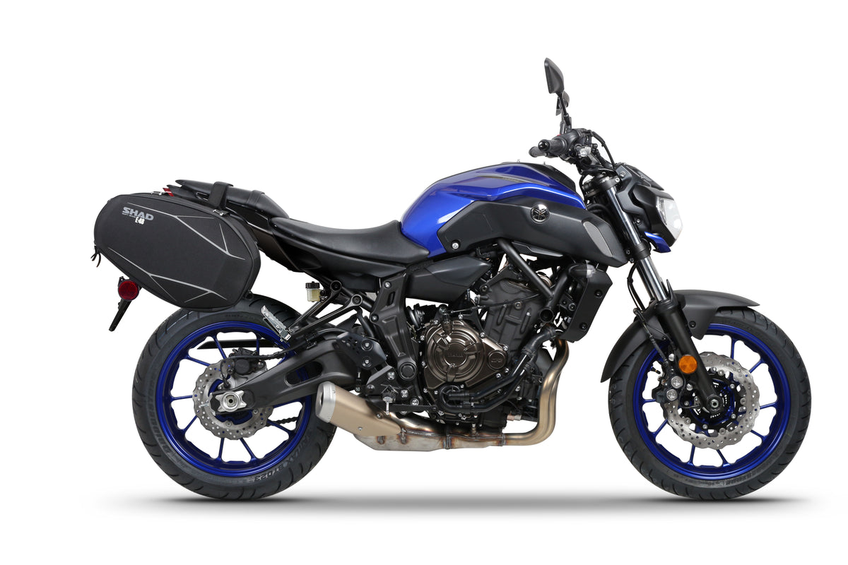 SHAD-Rahmen-Kit + E48-Taschen für Yamaha MT07 13>