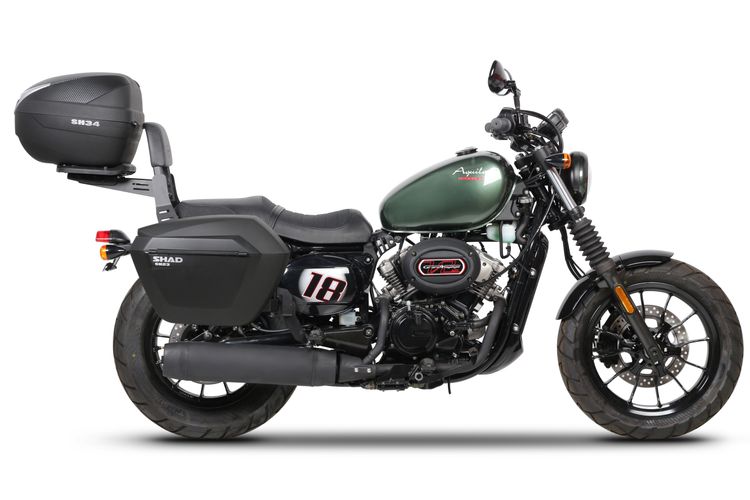 Schatten-Seitenkofferhalter 3P-System HYOSUNG GV 125 AQUILA 2018 H0GV18IF