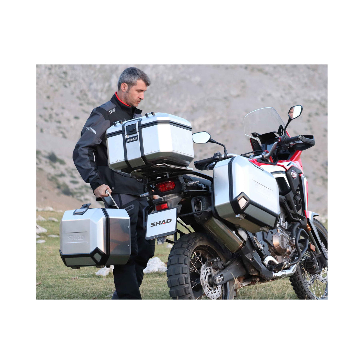 Baúl superior para motocicleta Shad Terra TR48 D0TR48100
