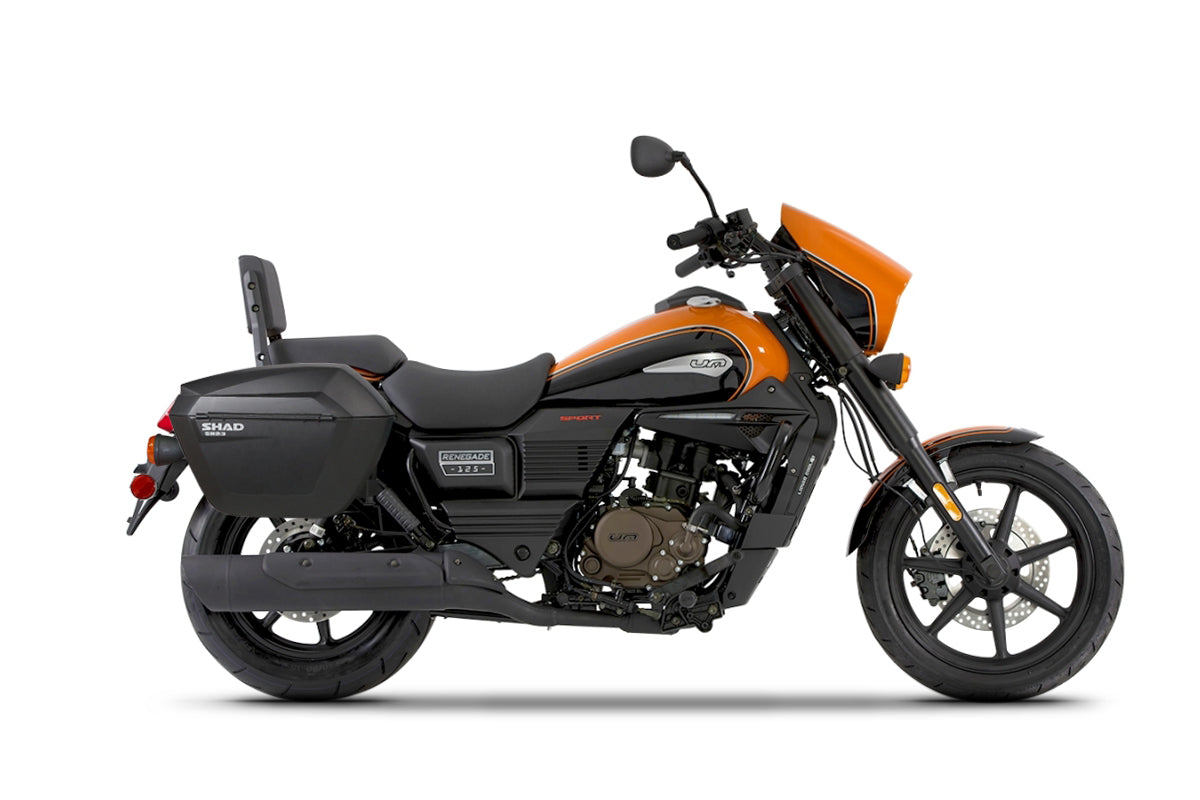 KIT VALIGIE SHAD SH23 + TELAIO 3P SYSTEM UM RENEGADE COMANDO/SPORTS S/VEGAS 2019