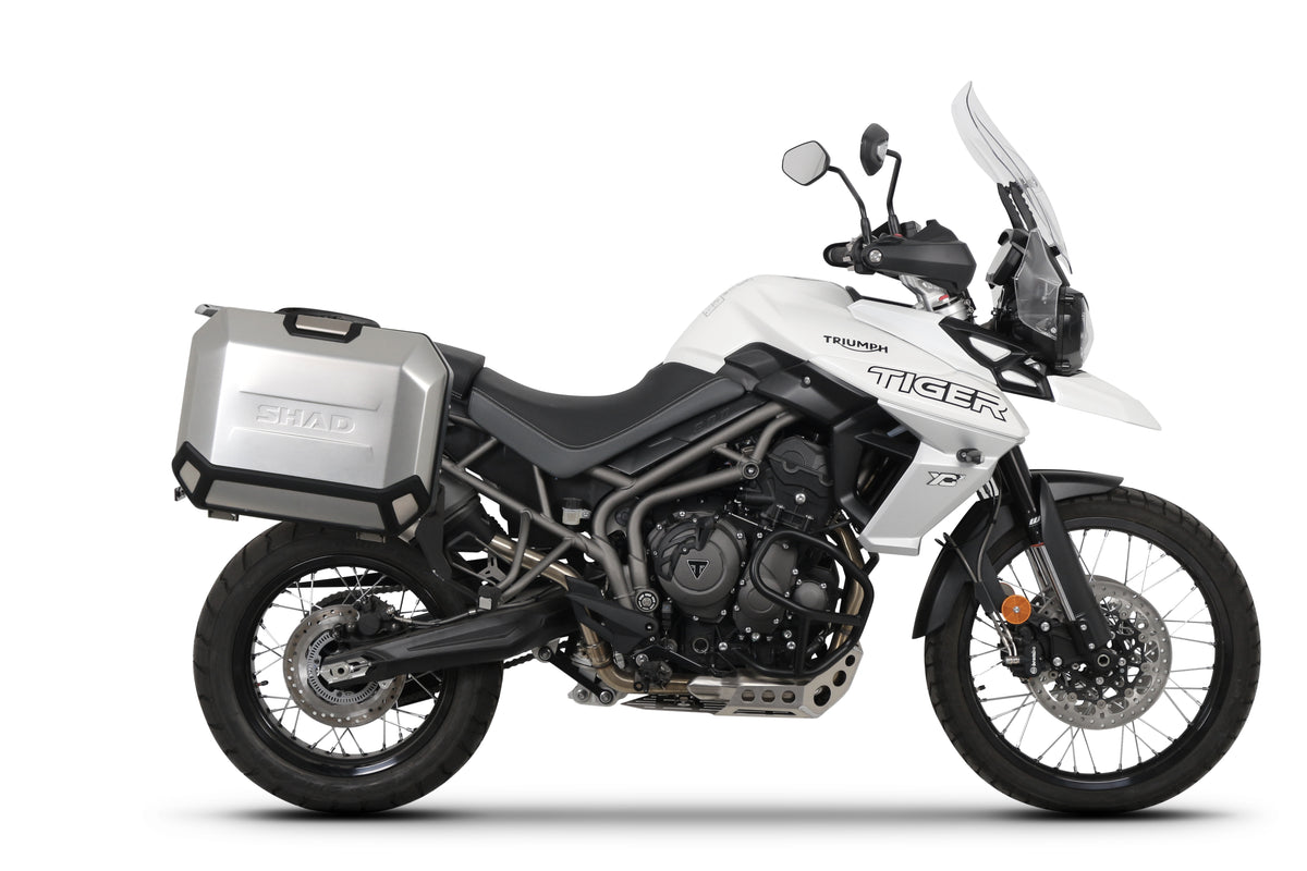 KIT DE MALETAS LATERALES SHAD SH35 + CHASIS 4P TRIUMPH TIGER 800 XC/XR/XRX 2011