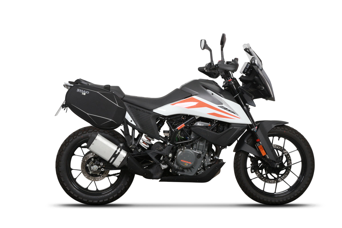SHAD Rahmen-Kit + E48 Taschen KTM Duke 390 Adventure 2020