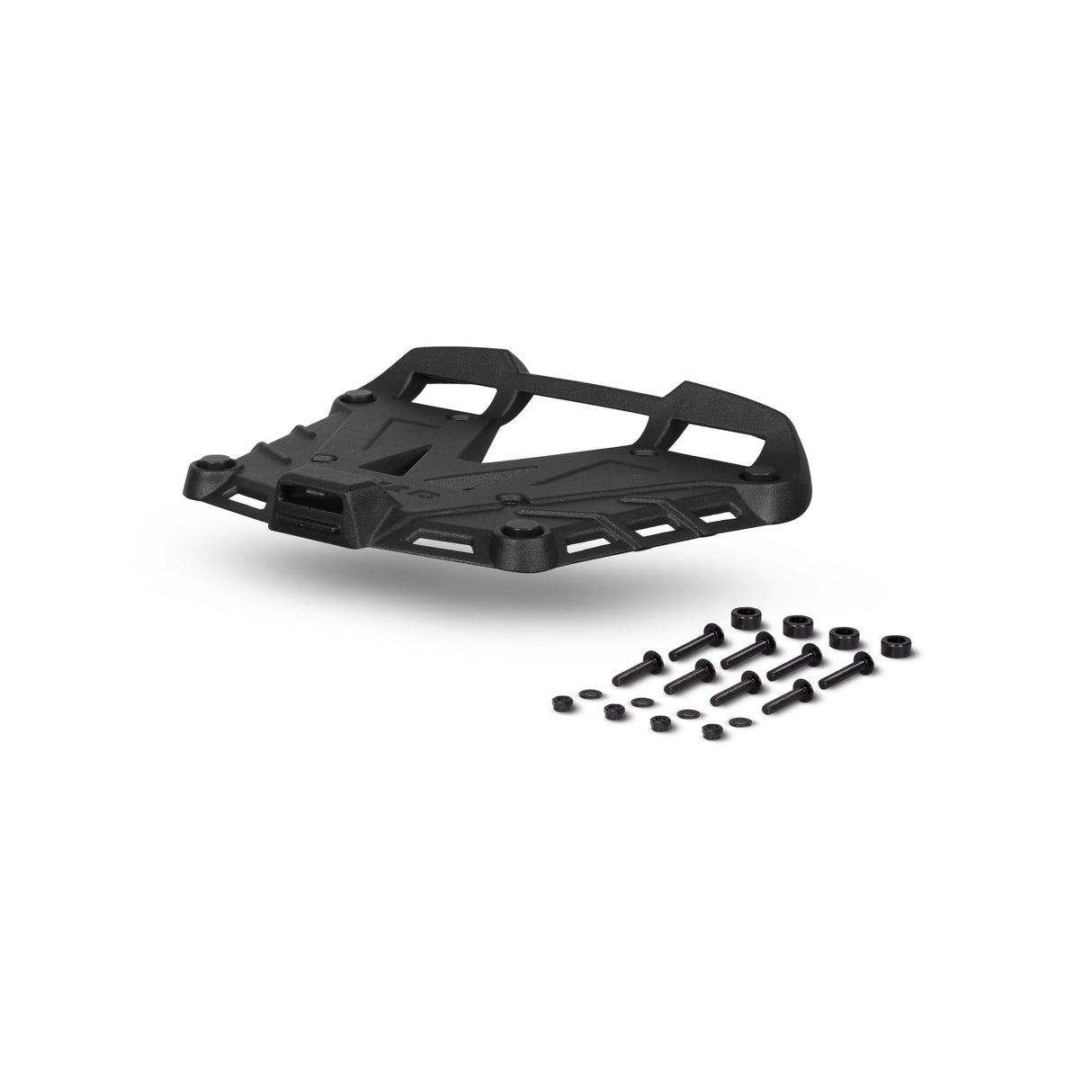 Shad Schwarze Aluminium-Montageplatte + Schrauben D1BTRPA2