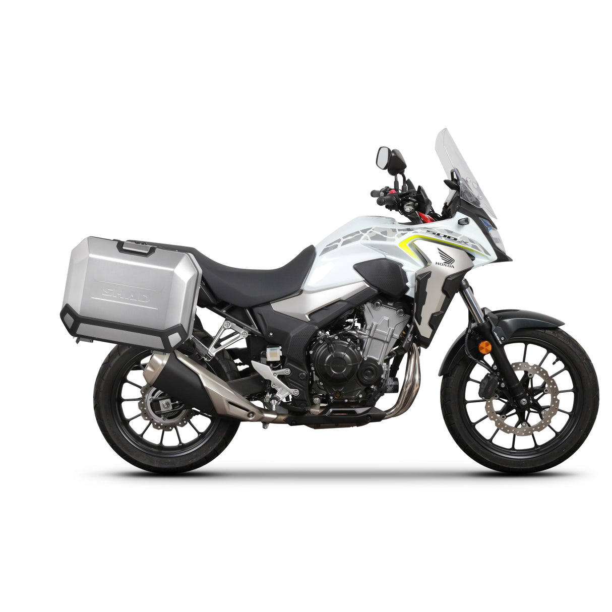 KIT VALIGIE LATERALI SHAD SH36 CARBON+TELAIO 3P SYSTEM HONDA CB500X 16>