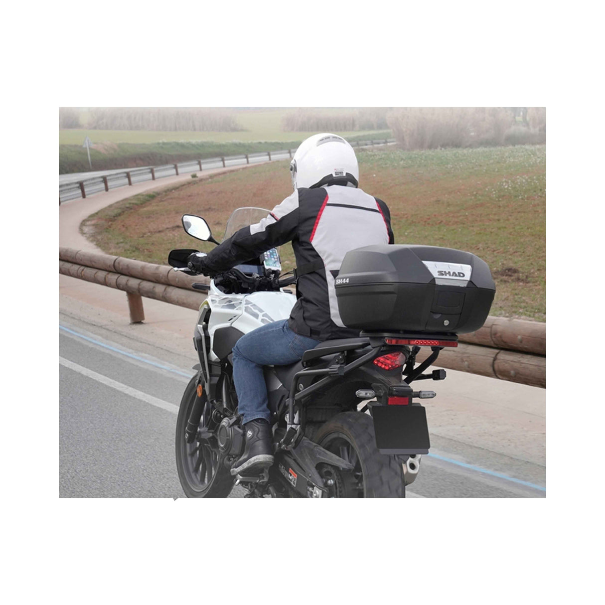 Baúl superior para motocicleta y scooter Shad SH44 D0B44100