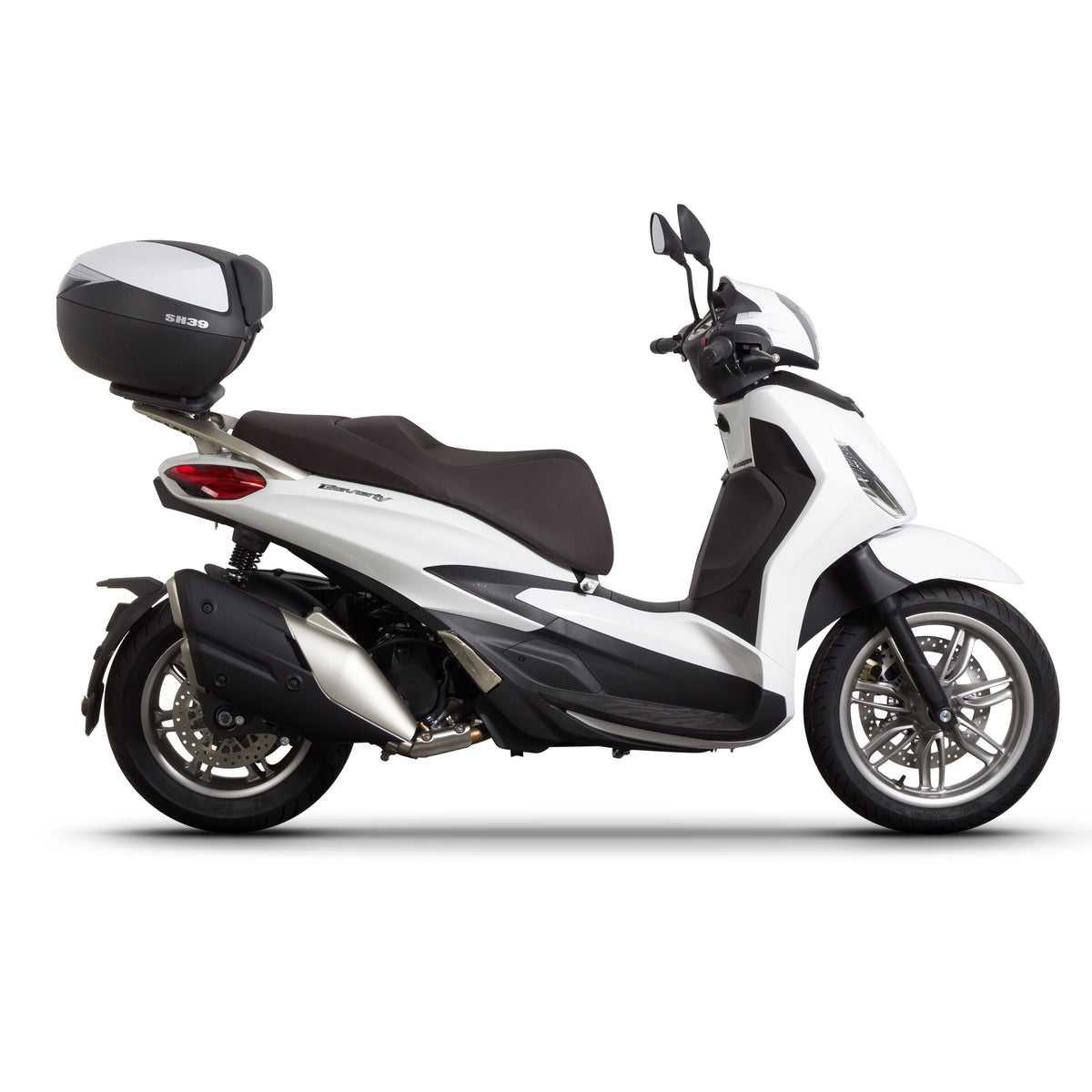 SHAD SH39 Topcase-Kit + Piaggio Beverly 300/400/300S/400S 21> Anbauteil