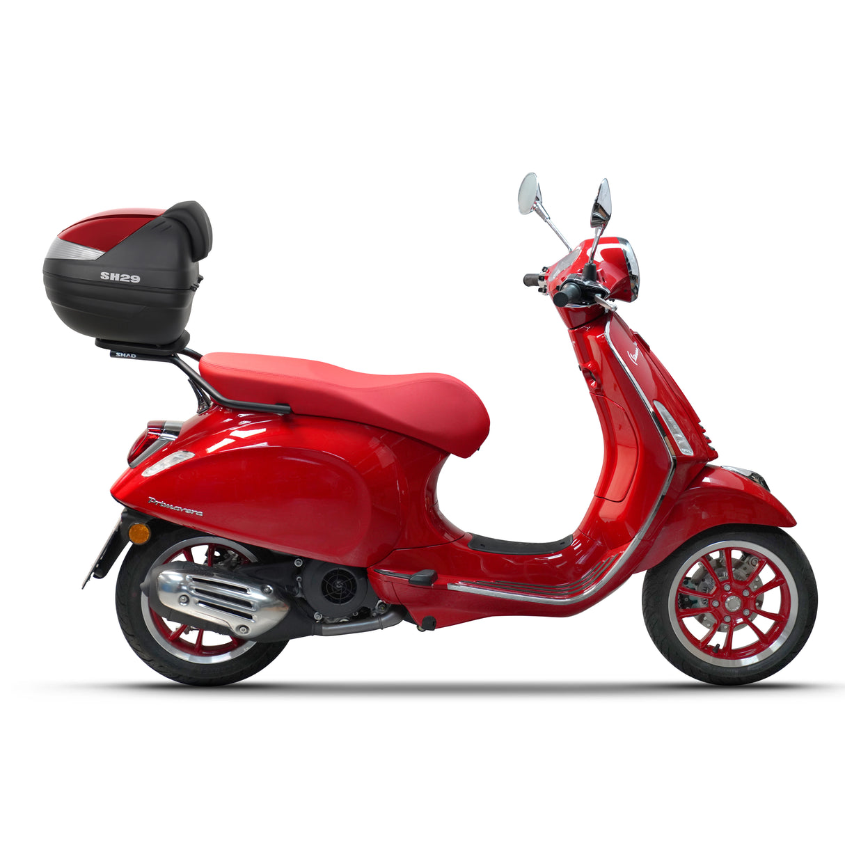 SHAD SH39 Topcase-Kit + Piaggio Vespa Primavera 50/S150/125 AB/150 AB/Sprint 125/150 14> Anbauteil