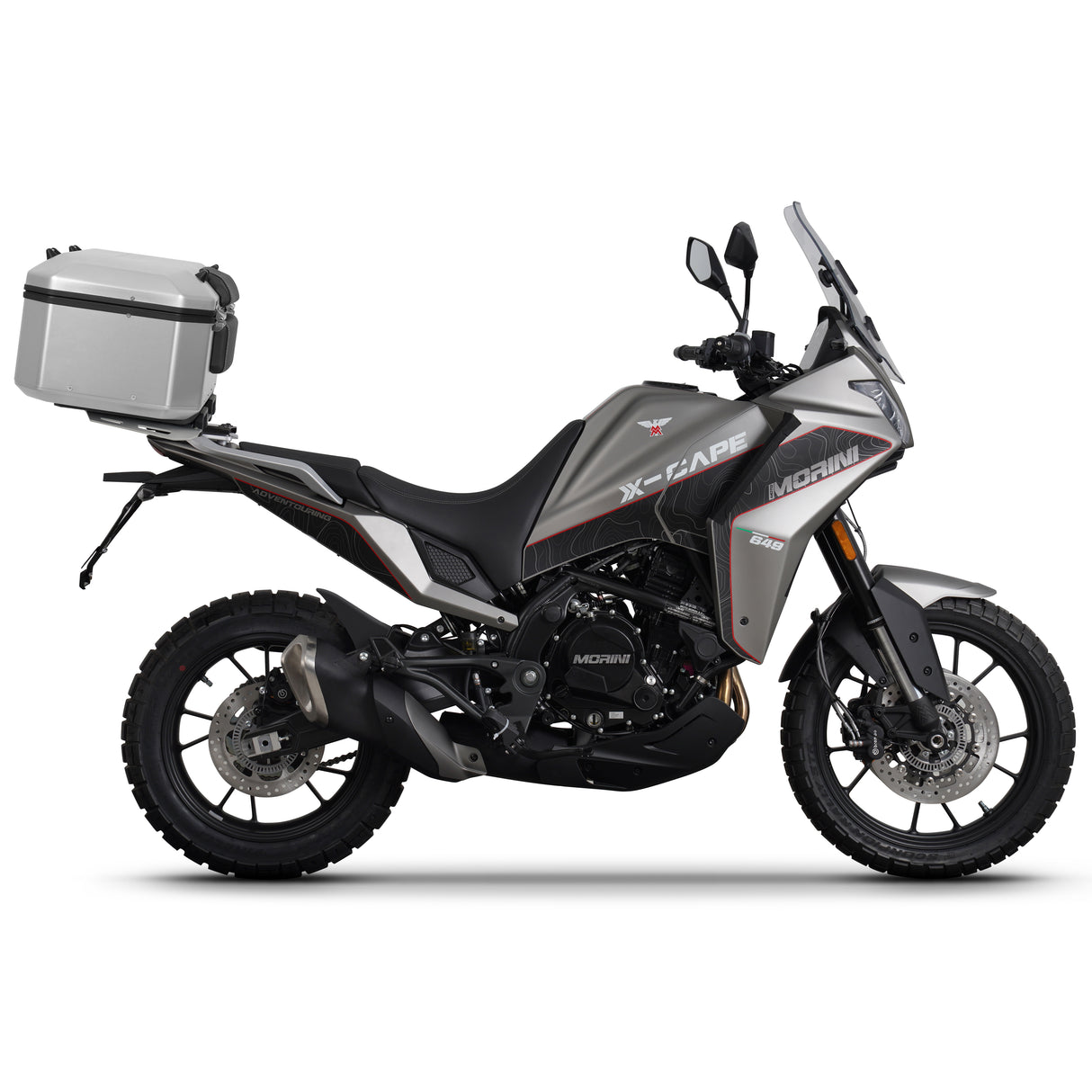 SHAD SH26 Topcase-Kit + MOTO MORINI X-CAPE 649 2022 Befestigung