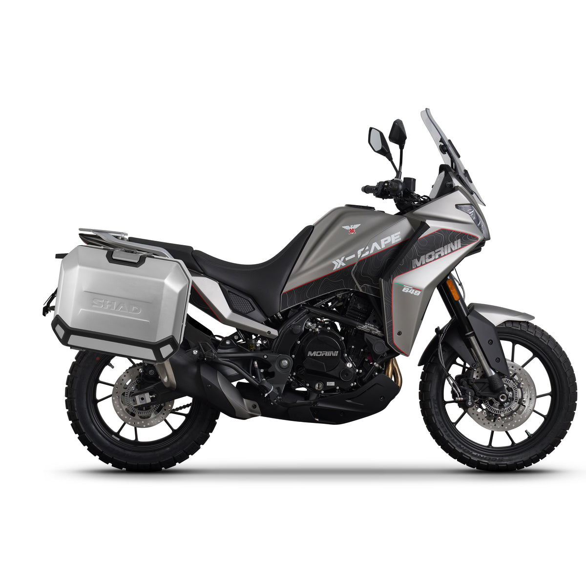 KIT DE MALETAS LATERALES SHAD SH35 + CHASIS 4P MOTO MORINI X-CAPE 649 2022