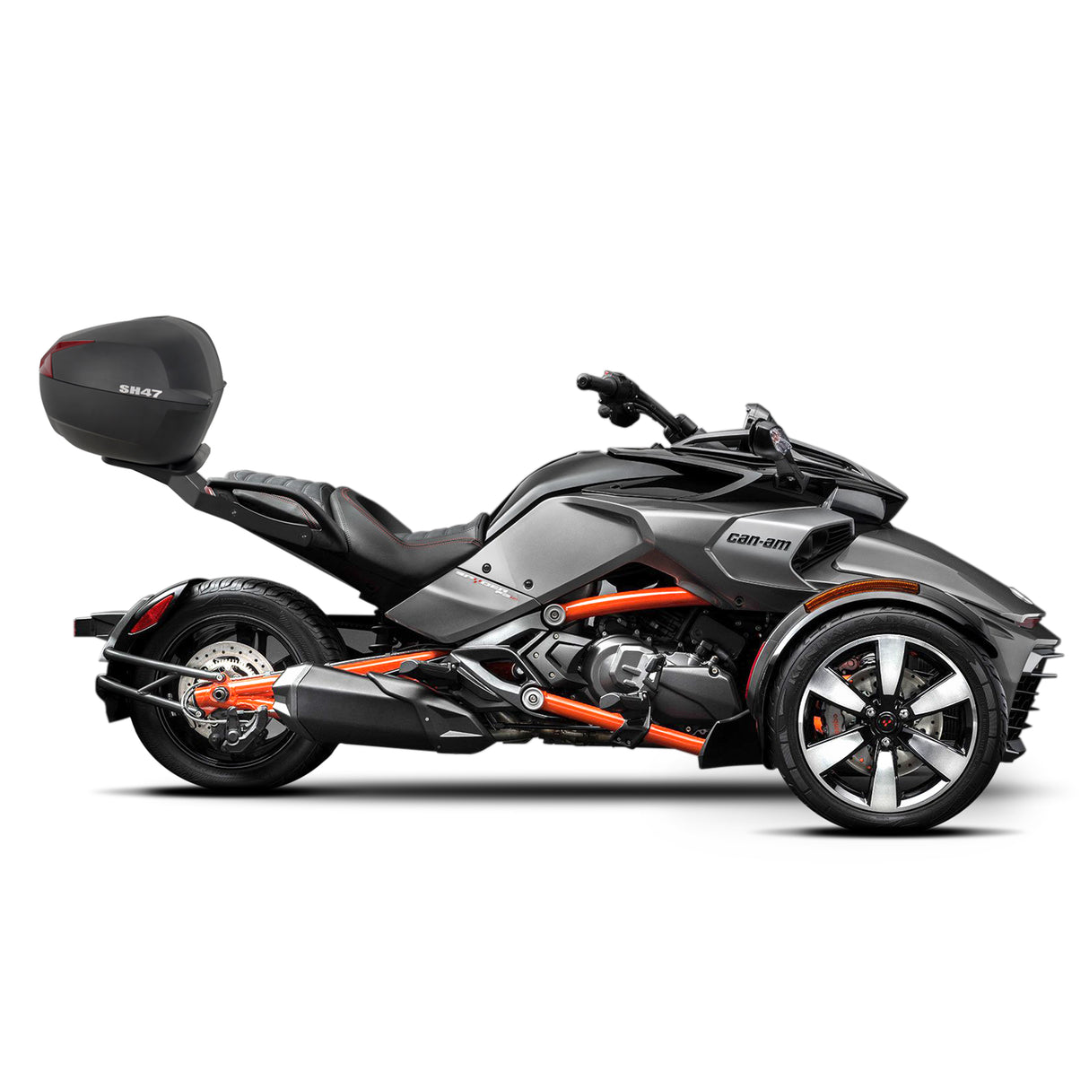 SHAD SH26 Topcase-Kit + Can-Am Spider F3/F3S 2016 Befestigung