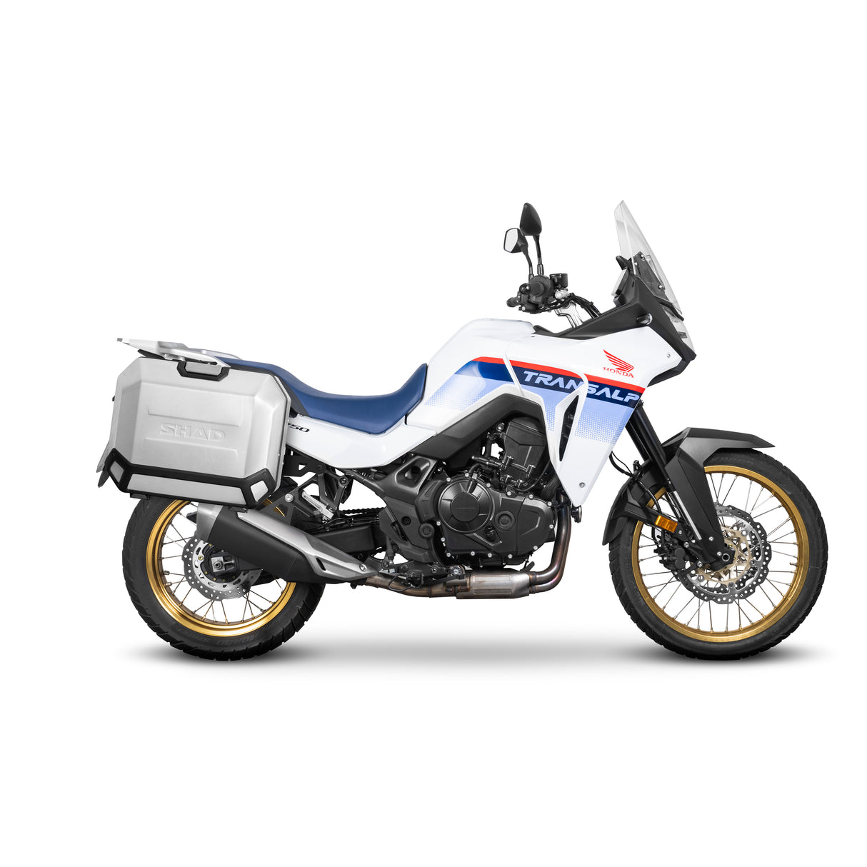 SHAD Terra TR40 Seitenkoffer-Kit + 4P-Systemrahmen Honda Transalp 750 23>
