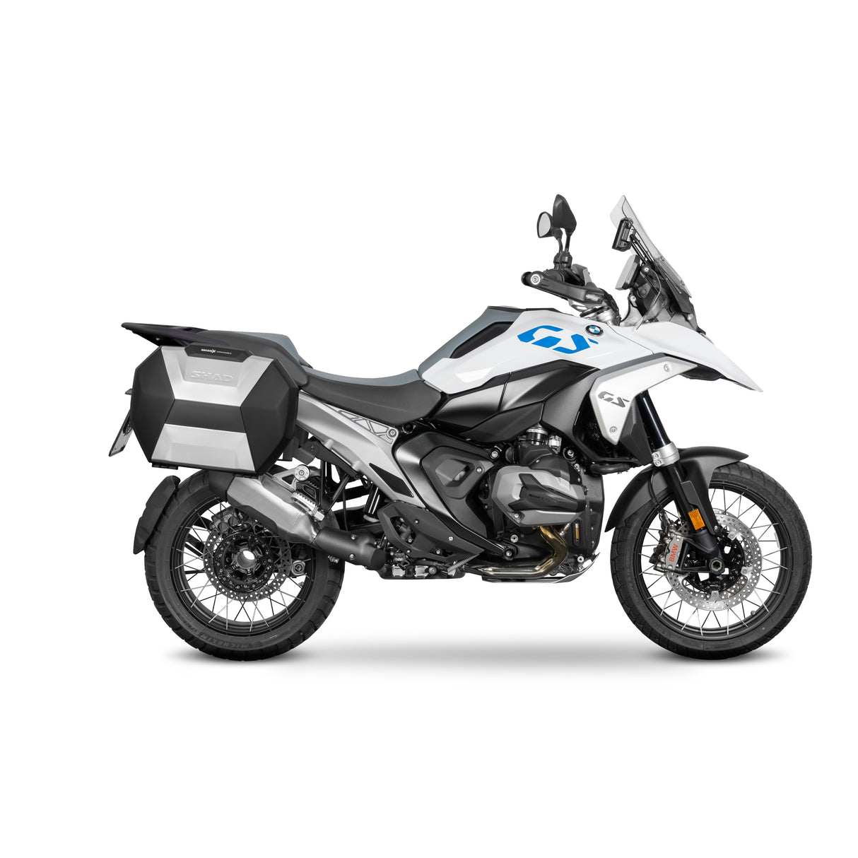 KIT DE MALETAS LATERALES SHAD SH38X Negro + CHASIS SISTEMA 3P BMW R1300GS 23>
