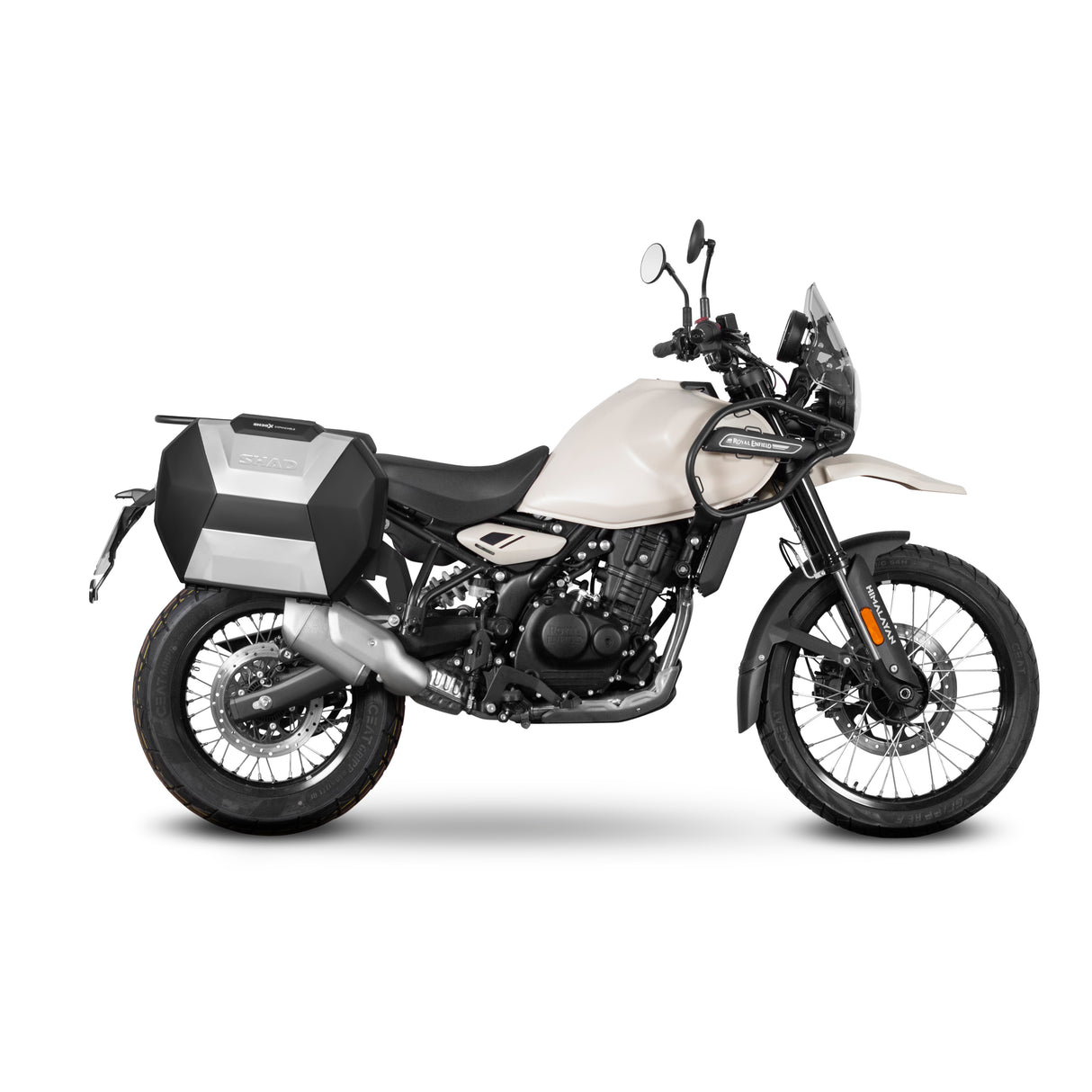 SHAD SH35 Seitenkoffer-Set + 3P-Rahmensystem für Royal Enfield Himalayan 450 24>
