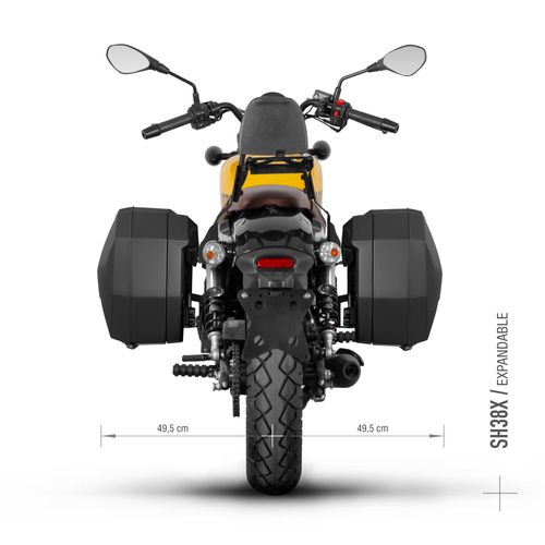 Schatten-Seitenkofferhalter 3P-System QJMOTOR SRV 125 23>