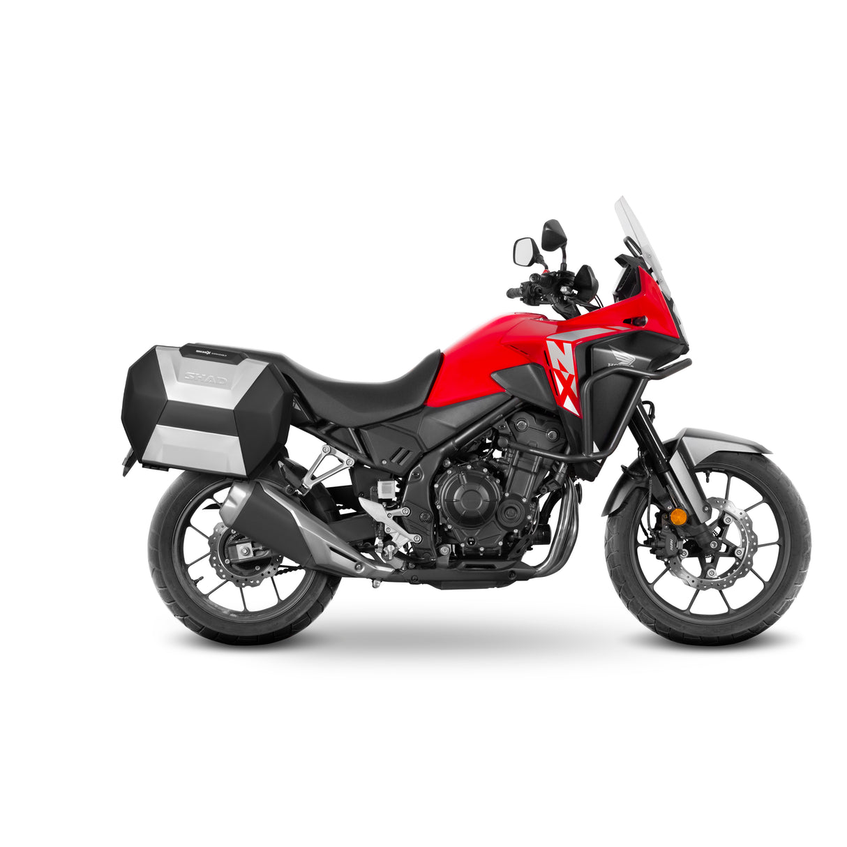 SHAD SH38X Aluminium-Seitenkoffer-Kit + 3P-Systemrahmen Honda NX 500 23>
