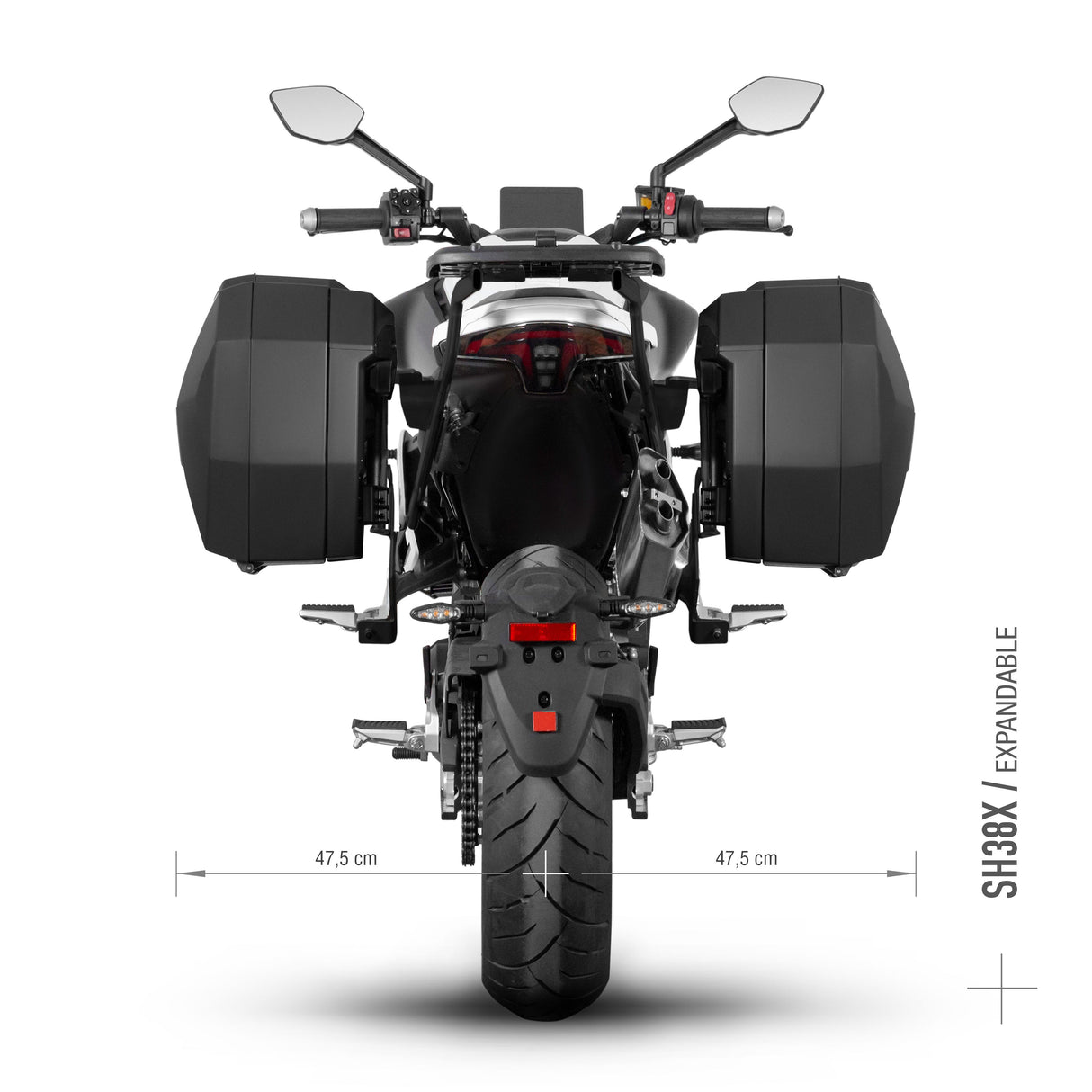 Soporte para maletas laterales Shad 3P System CF MOTO 800 NK/SPORT/ADVANCED 23>