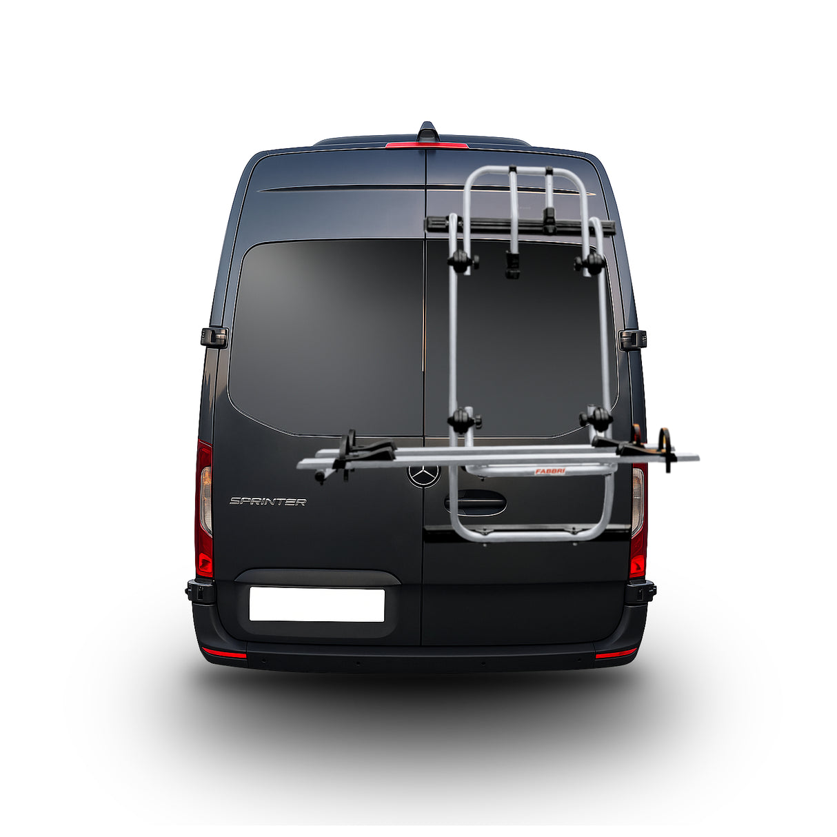 Fabbri BICI OK MTB VAN/2 - Heckfahrradträger für Transporter (Crafter/Sprinter) 6201837VW