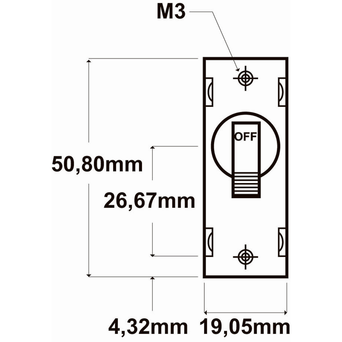 E-T-A- Engineering Technology Interruttore a levetta magneto idraulico unipolare con fusibile automatico ricaricabile-ETA