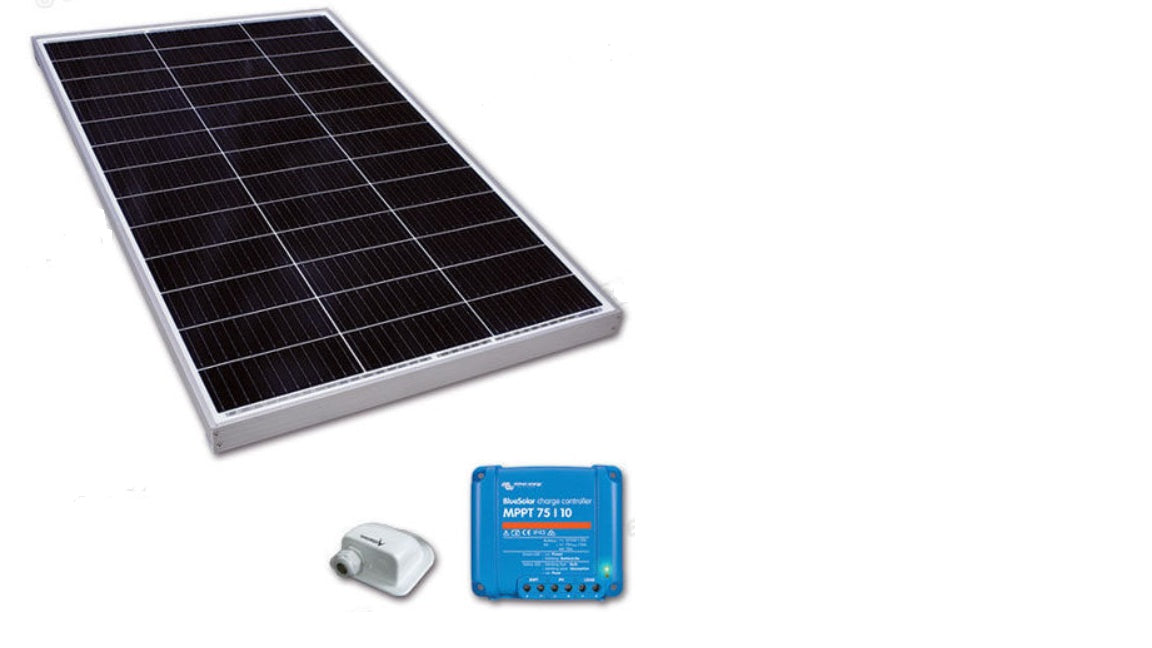 ExtraSun 130W + PWM / 10A Camper Solar Panel Kit 670 x 980 x 44 mm