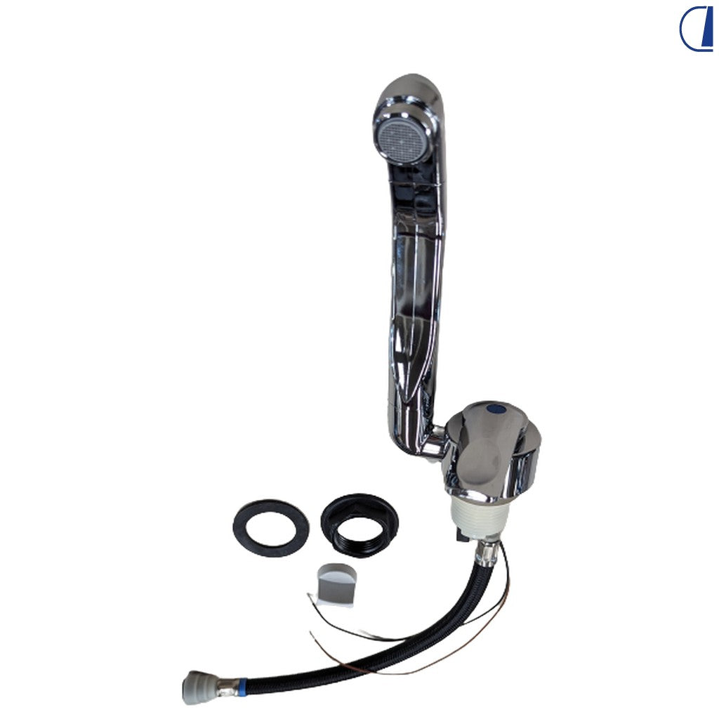 Di-Tec Rubinetto acqua fredda Florenz con interruttore John Guest