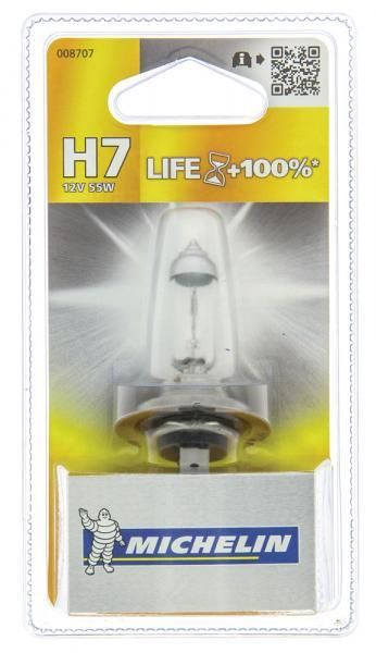 Michelin Lampadina Life +50% H7 12V 55W