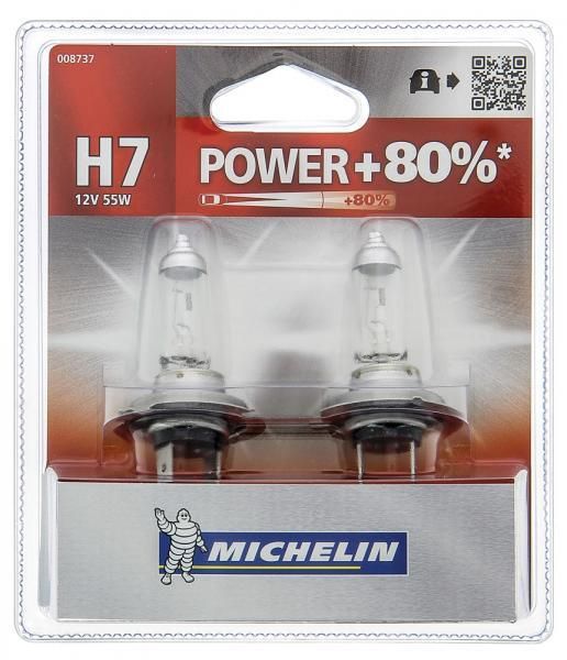Michelin Lampadine Power +80% H7 12V 55W