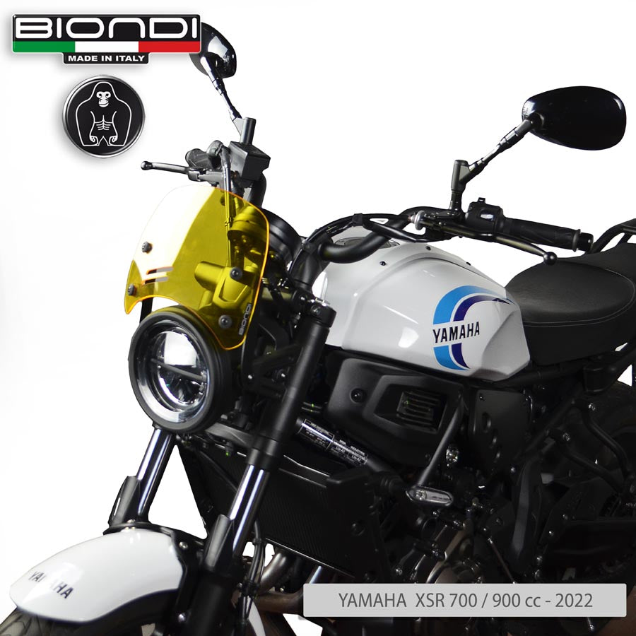 Biondi Cupolino Caffè Giallo per Benelli, Moto Guzzi V7, Triumph Bonneville, Yamaha XSR
