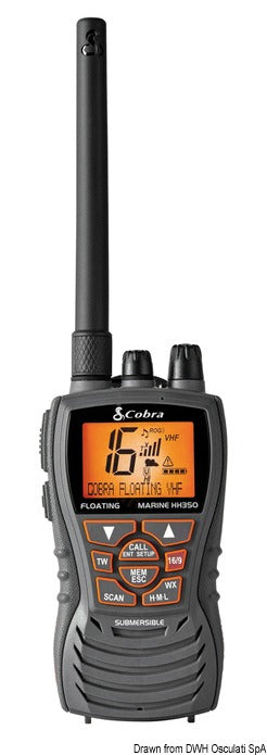 Cobra Bluebound 350E VHF Portatile Galleggiante IPX7