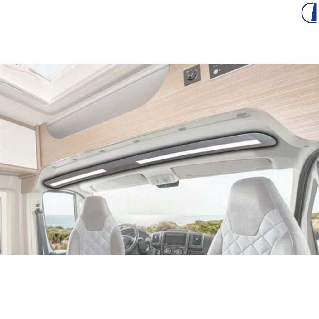 Plafoniera LED cabina Cabiate argento per Ducato/Boxer/Jumper 2006-2023 12V 580 lm