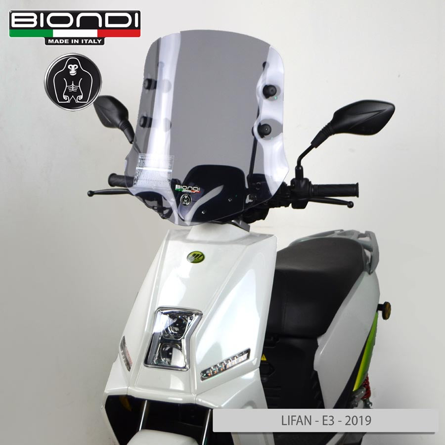 Biondi Little Club Cupolino Scooter Fumé Chiaro 3 mm – Solo Cupolino