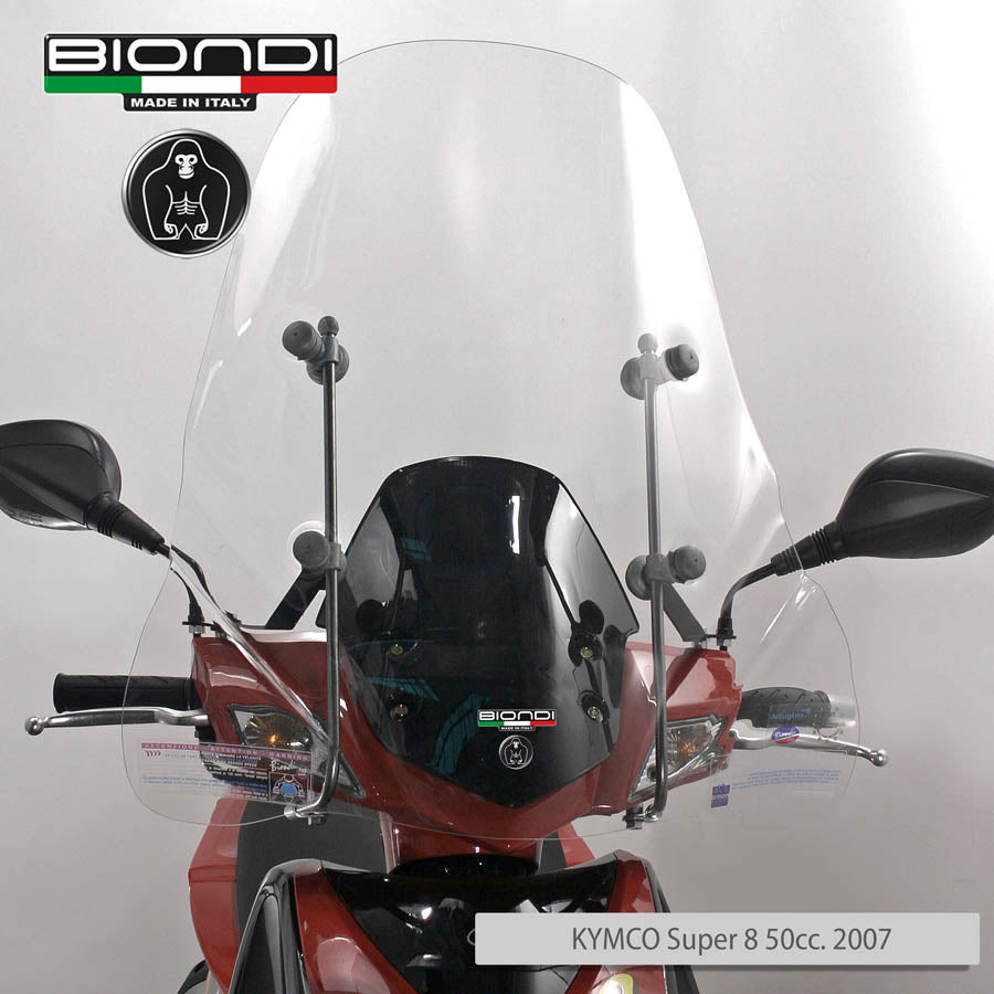 Biondi Parabrezza Pro STELS Vortex con Kit Attacchi - 67x58 cm
