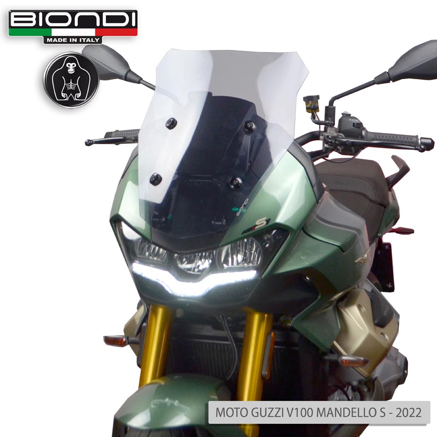 Biondi Cupolino Touring Fumé Chiaro Moto Guzzi V100 Mandello e Mandello S