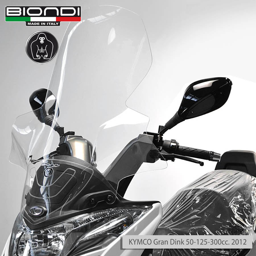Biondi Club Parabrezza Trasparente KYMCO Gran Dink 50 2T-125/300i 2011-2017