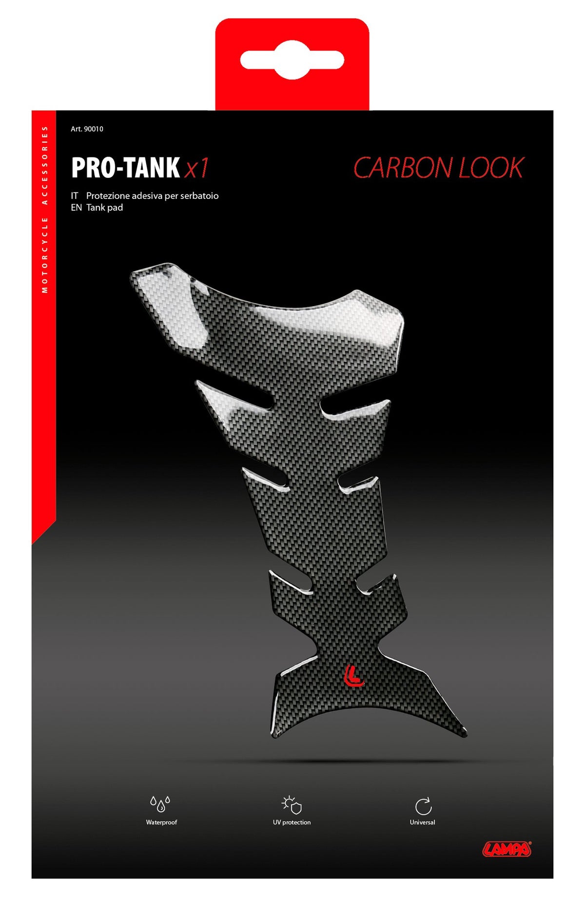 Pro-Tank X1, protezione adesiva per serbatoio - Carbon