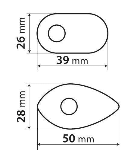 Adattatori per indicatori di direzione - compatibile per - Honda