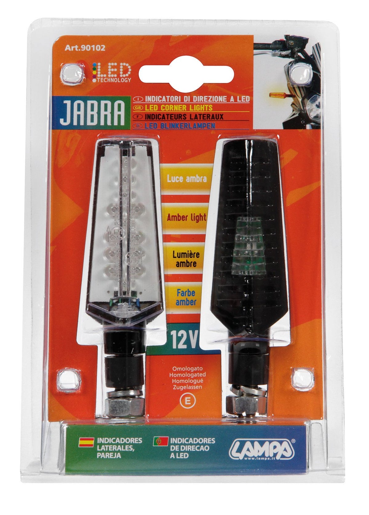 Lampa Jabra, indicatori di direzione a Led - 12V LED 90102