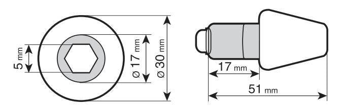 Lampa SU-2, Stabilizzatori manubrio moto universali - Nero 90317