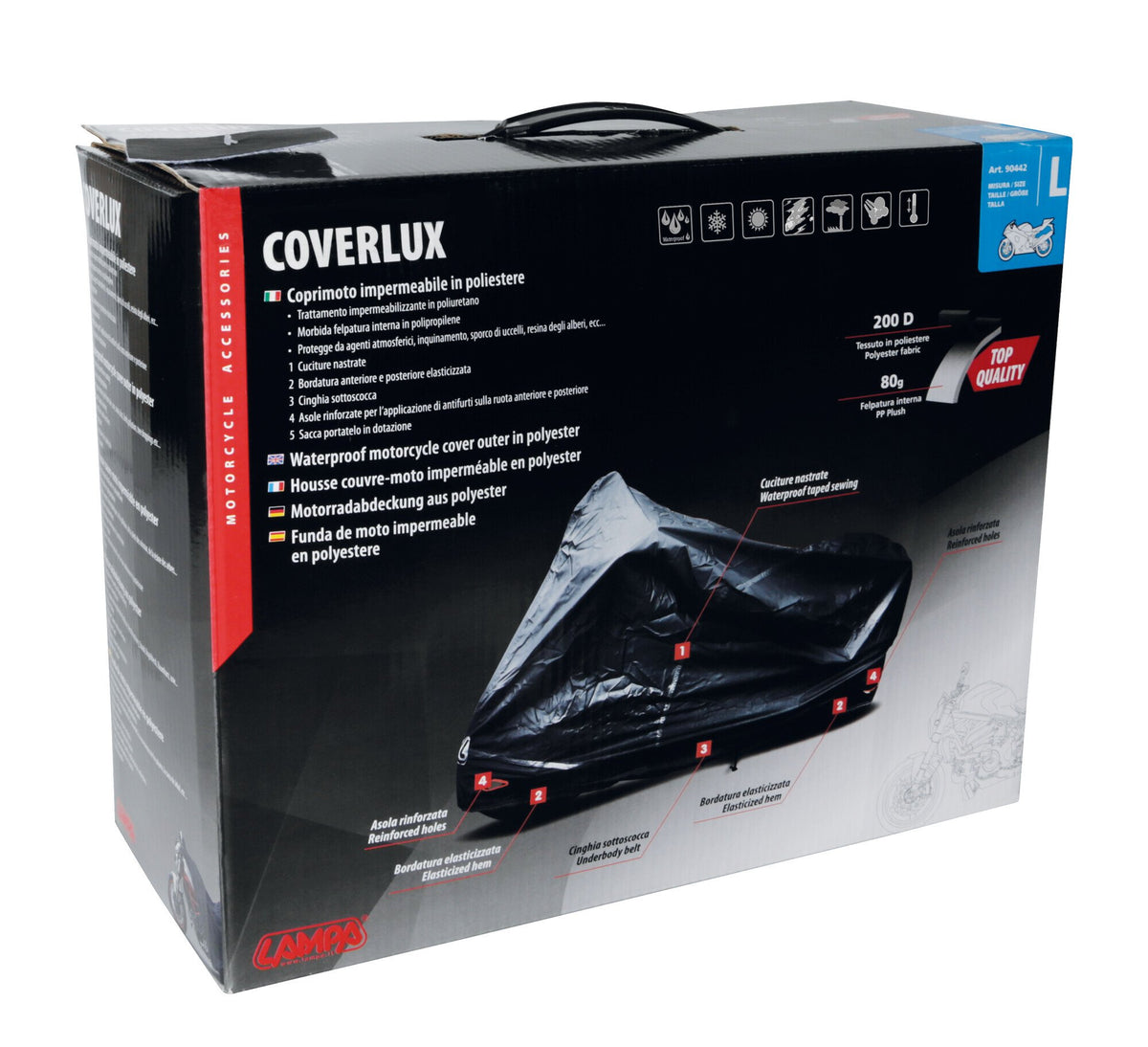 Lampa Coverlux, coprimoto - L 90442