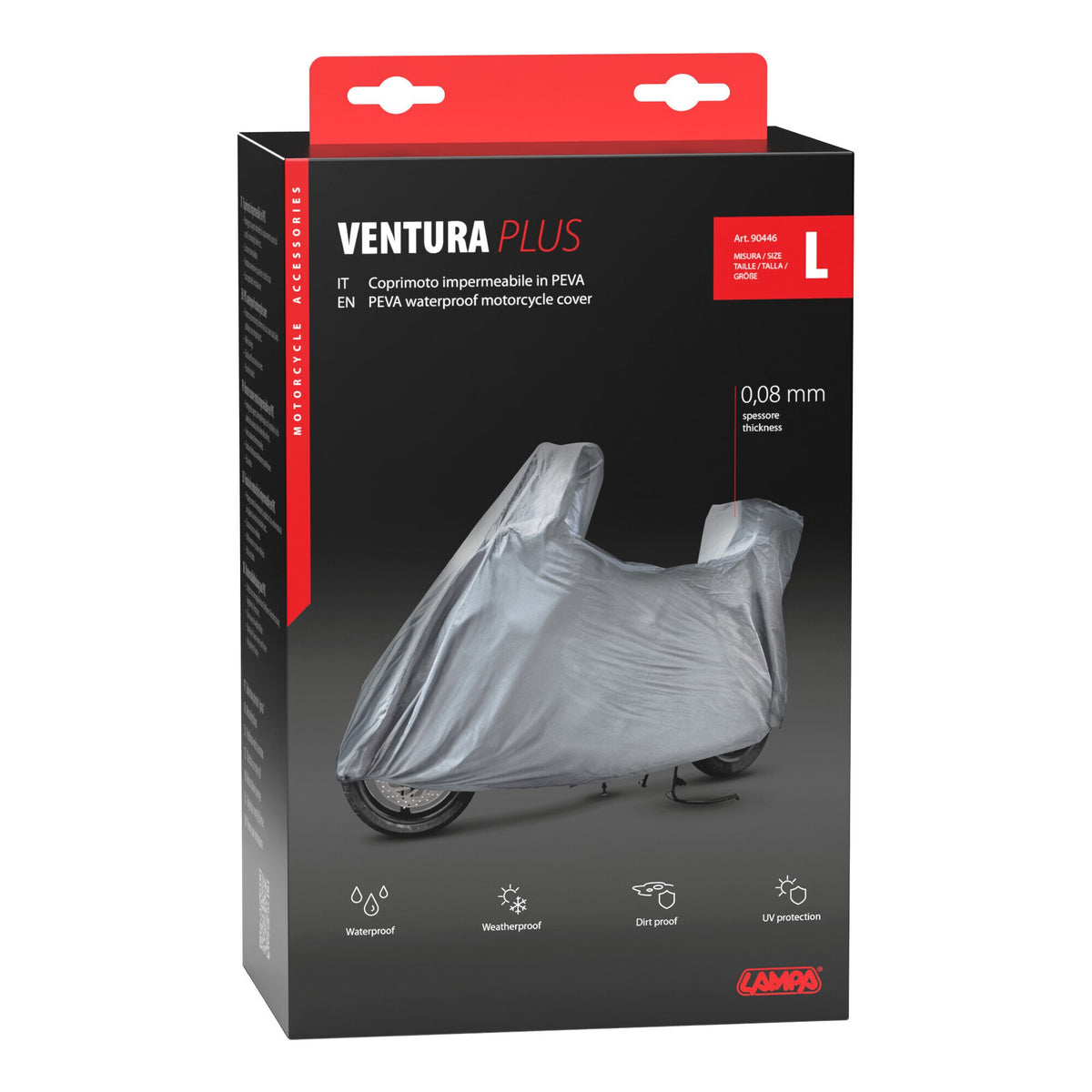 Lampa Ventura Plus Coprimoto in PEVA con Sacca - Taglia L