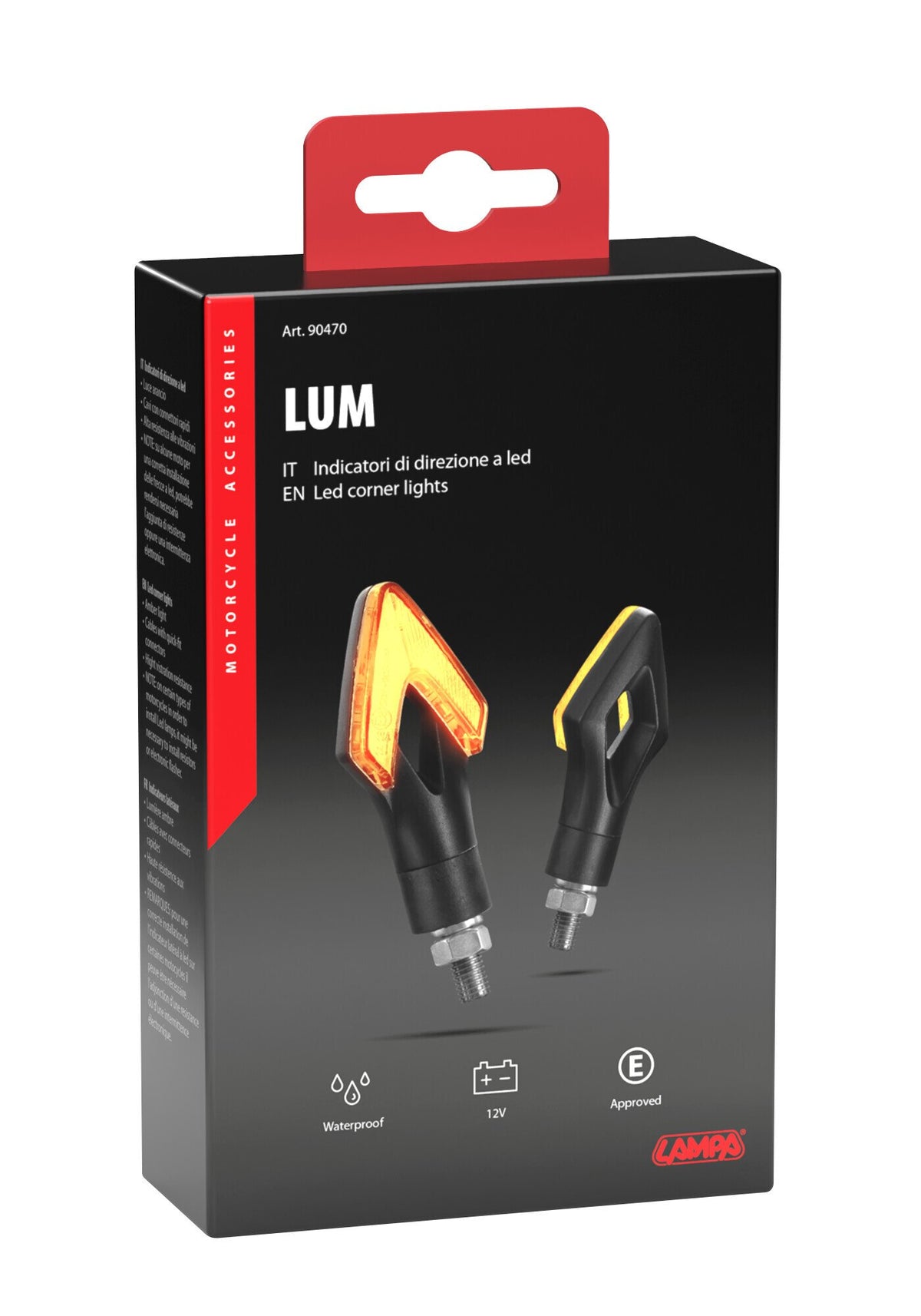 Lampa Lum, indicatori di direzione a Led - 12V LED 90470