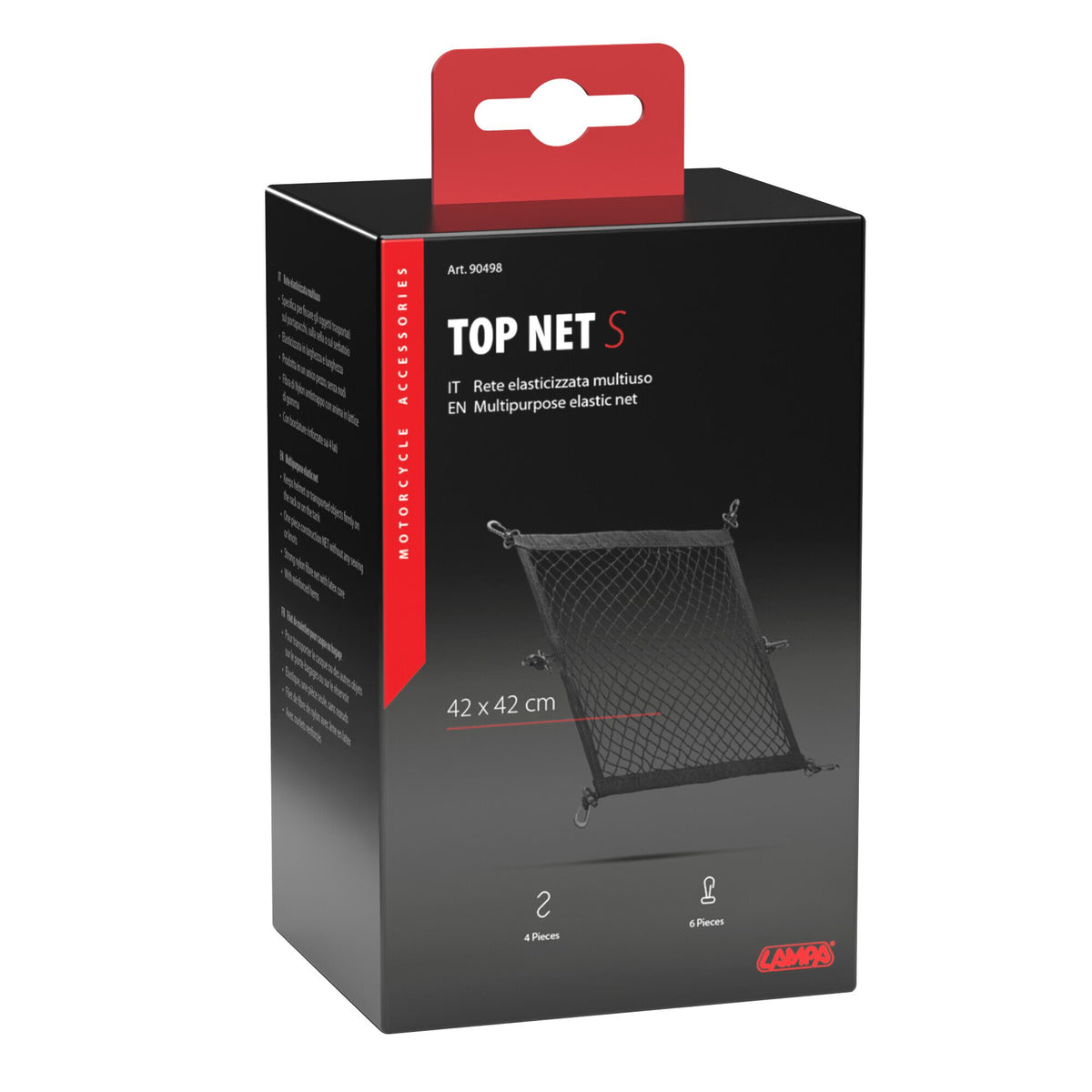 Lampa Top-Net Rete Elasticizzata Multiuso Moto - S 42x42 cm