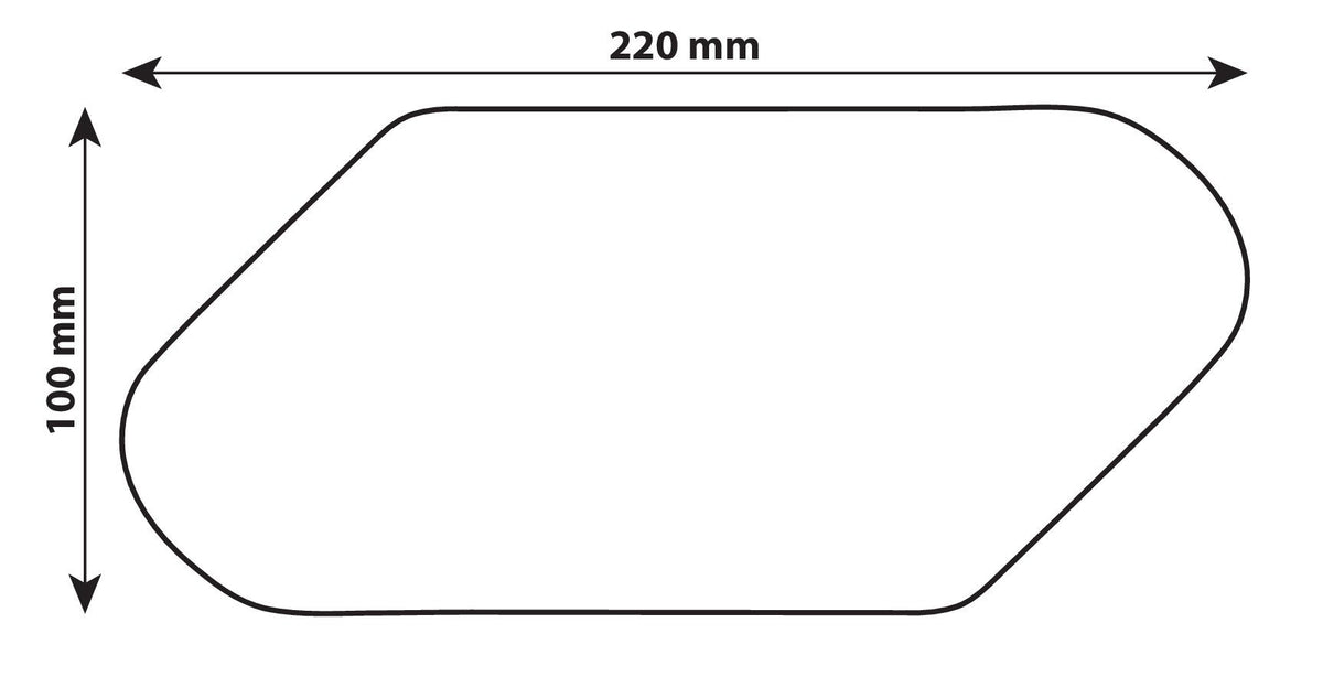 Lampa Grip-Tank X1 Protezioni Adesive Serbatoio Moto - Nero