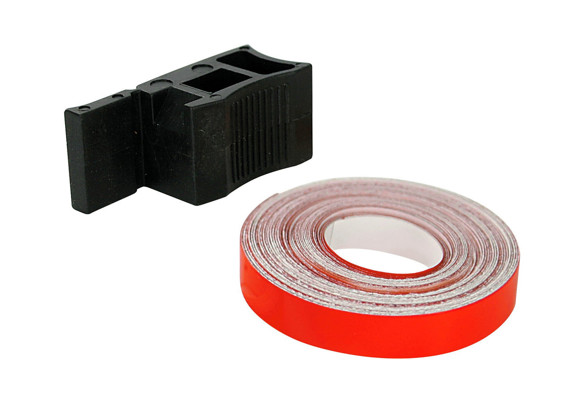 Lampa Wheel Stripe Fluo Profilo Adesivo per Cerchi Ruota - Rosso