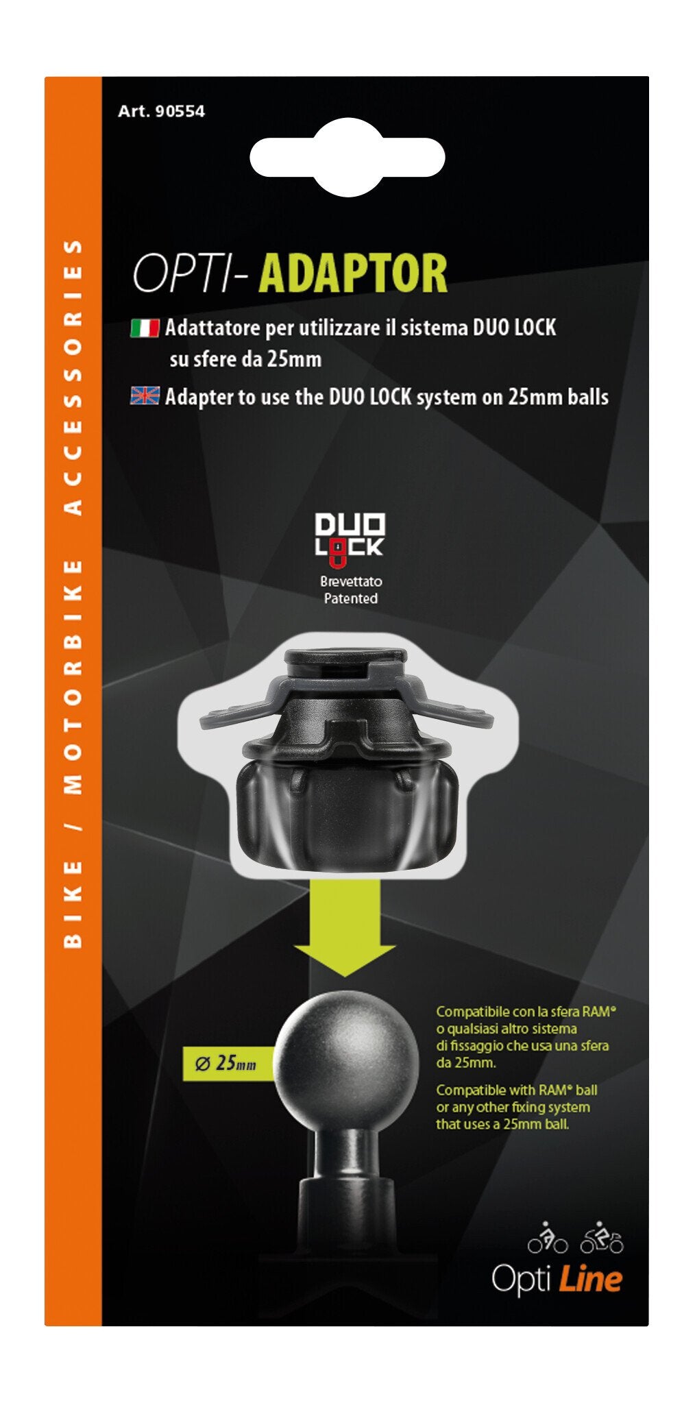 Lampa Opti Adaptor, Adattatore per sfere da 25 mm 90554