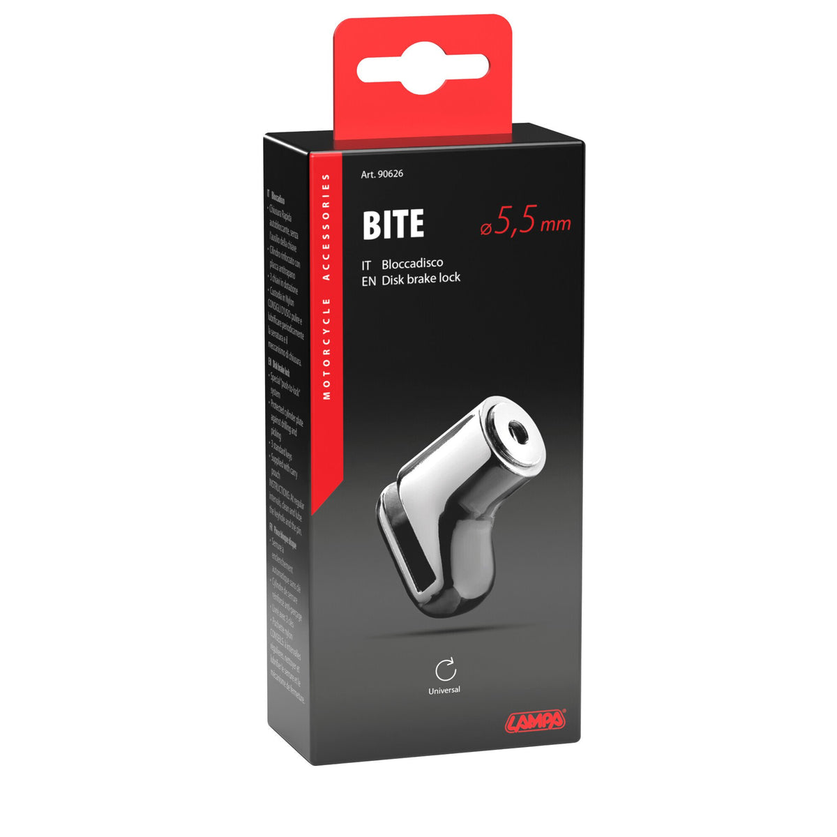 Lampa Bite, lucchetto bloccadisco - Perno 5,5 mm 90626