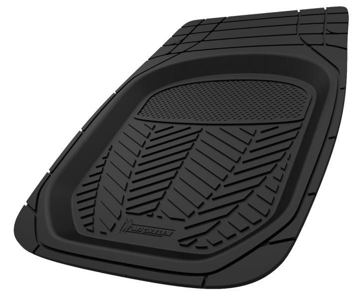 Alfombrillas de goma delanteras universales Michelin con borde 3D