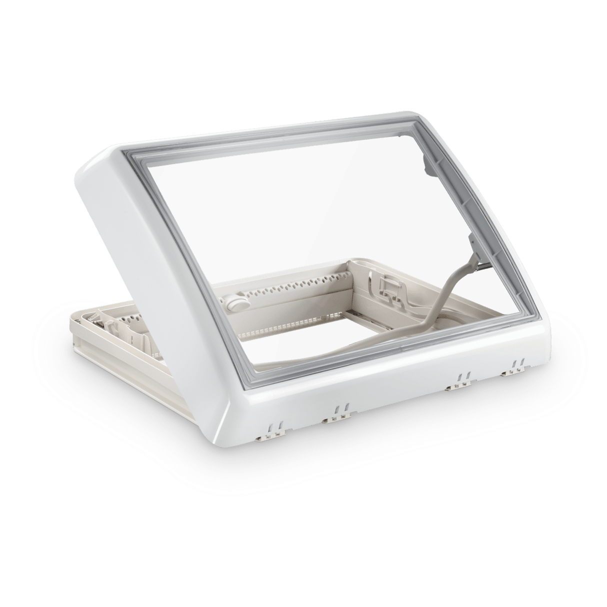 Dometic Midi Heki Oblo Style blanco con barra y ventilación forzada 9104120057