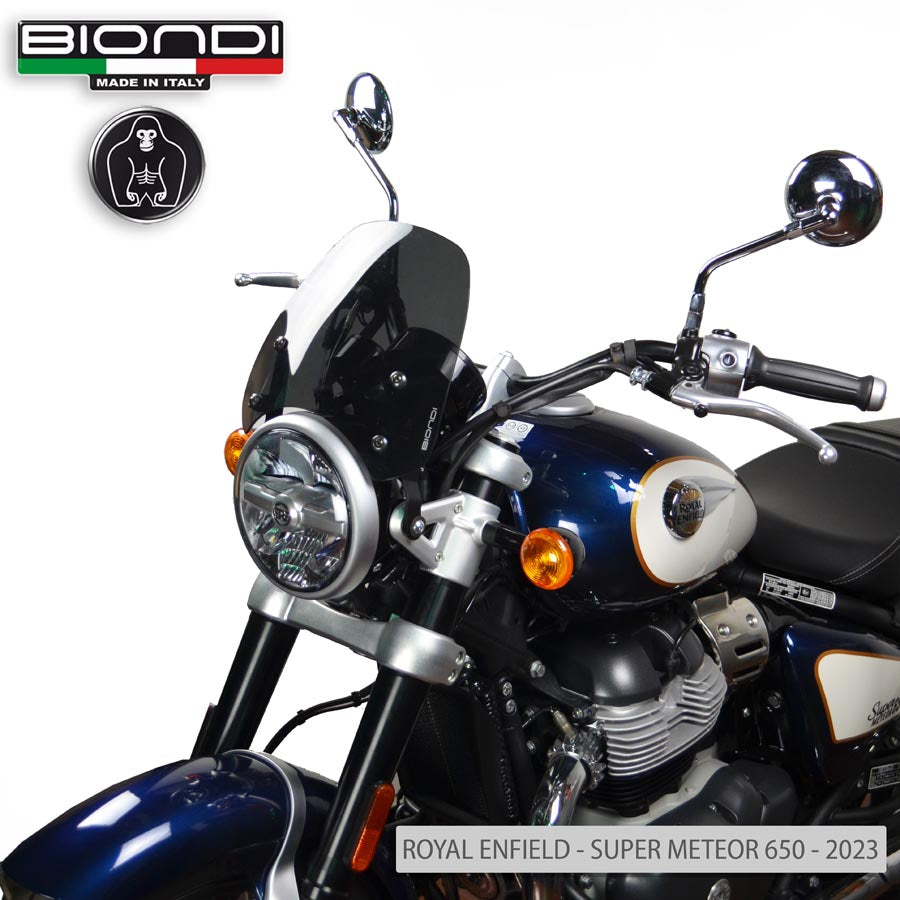 Biondi Cupolino Sport Fumè Scuro Royal Enfield 350 e 650 - MPN 8010437