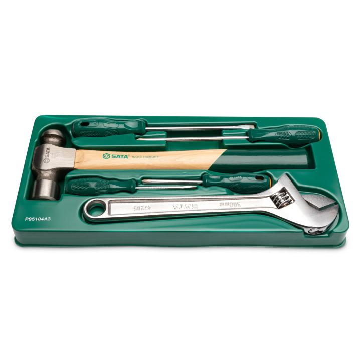 SATA 70-teiliges Werkzeugset mit Auslegerkassette (1/2"-Laufwerk, metrisch) - ST95104A70
