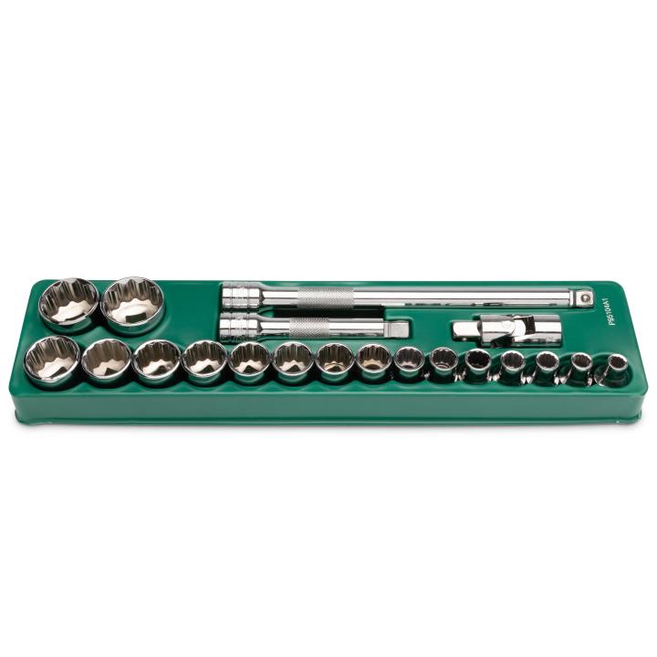 SATA 70-teiliges Werkzeugset mit Auslegerkassette (1/2"-Laufwerk, metrisch) - ST95104A70